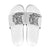 New Zealand Hammerhead Shark Slide Sandals Maori Haehae Mangopare White - Polynesian Pride
