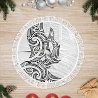 New Zealand Hammerhead Shark Tree Skirt Maori Haehae Mangopare White - Polynesian Pride