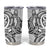New Zealand Hammerhead Shark Tumbler Cup Maori Haehae Mangopare White - Polynesian Pride