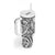 New Zealand Hammerhead Shark Tumbler With Handle Maori Haehae Mangopare White - Polynesian Pride