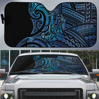New Zealand Hammerhead Shark Auto Sun Shade Maori Haehae Mangopare Galaxy - Polynesian Pride