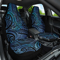 New Zealand Hammerhead Shark Car Seat Cover Maori Haehae Mangopare Galaxy - Polynesian Pride