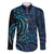 New Zealand Hammerhead Shark Family Matching Short Sleeve Bodycon Dress and Hawaiian Shirt Maori Haehae Mangopare Galaxy - Polynesian Pride