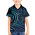 New Zealand Hammerhead Shark Family Matching Tank Maxi Dress and Hawaiian Shirt Maori Haehae Mangopare Galaxy - Polynesian Pride