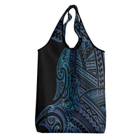 New Zealand Hammerhead Shark Grocery Bag Maori Haehae Mangopare Galaxy - Polynesian Pride