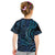 New Zealand Hammerhead Shark Kid T Shirt Maori Haehae Mangopare Galaxy - Polynesian Pride