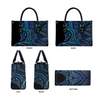 New Zealand Hammerhead Shark Leather Bag Maori Haehae Mangopare Galaxy - Polynesian Pride