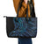 New Zealand Hammerhead Shark Leather Tote Bag Maori Haehae Mangopare Galaxy - Polynesian Pride