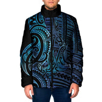 New Zealand Hammerhead Shark Padded Jacket Maori Haehae Mangopare Galaxy - Polynesian Pride
