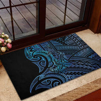 New Zealand Hammerhead Shark Rubber Doormat Maori Haehae Mangopare Galaxy - Polynesian Pride