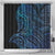 New Zealand Hammerhead Shark Shower Curtain Maori Haehae Mangopare Galaxy - Polynesian Pride