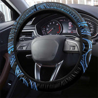 New Zealand Hammerhead Shark Steering Wheel Cover Maori Haehae Mangopare Galaxy - Polynesian Pride