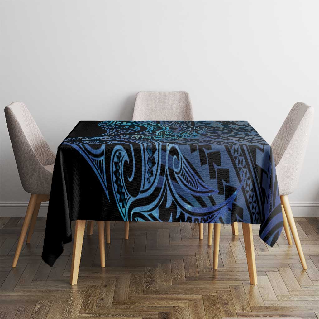 New Zealand Hammerhead Shark Tablecloth Maori Haehae Mangopare Galaxy - Polynesian Pride