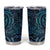 New Zealand Hammerhead Shark Tumbler Cup Maori Haehae Mangopare Galaxy - Polynesian Pride