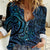 New Zealand Hammerhead Shark Women Casual Shirt Maori Haehae Mangopare Galaxy - Polynesian Pride