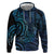 New Zealand Hammerhead Shark Zip Hoodie Maori Haehae Mangopare Galaxy - Polynesian Pride