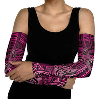 New Zealand Hammerhead Shark Arm Sleeves Maori Haehae Mangopare Pink - Polynesian Pride
