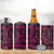 New Zealand Hammerhead Shark 4 in 1 Can Cooler Tumbler Maori Haehae Mangopare Pink - Polynesian Pride
