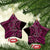 New Zealand Hammerhead Shark Ceramic Ornament Maori Haehae Mangopare Pink - Polynesian Pride