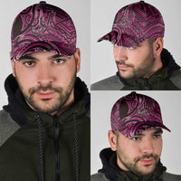 New Zealand Hammerhead Shark Classic Cap Maori Haehae Mangopare Pink - Polynesian Pride