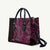 New Zealand Hammerhead Shark Leather Bag Maori Haehae Mangopare Pink - Polynesian Pride