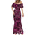 New Zealand Hammerhead Shark Mermaid Dress Maori Haehae Mangopare Pink - Polynesian Pride
