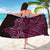 New Zealand Hammerhead Shark Sarong Maori Haehae Mangopare Pink - Polynesian Pride