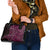New Zealand Hammerhead Shark Shoulder Handbag Maori Haehae Mangopare Pink - Polynesian Pride