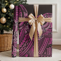 New Zealand Hammerhead Shark Wrapping Paper Maori Haehae Mangopare Pink - Polynesian Pride