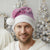 Pink Palaka Japanese Patterns Christmas Santa Hat Asanoha Seigaiha Sakura Motif - Polynesian Pride