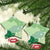 Green Palaka Japanese Patterns Ceramic Ornament Asanoha Seigaiha Sakura Motif - Polynesian Pride