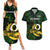 Personalised Solomon Islands Western Province Day Couples Matching Summer Maxi Dress and Hawaiian Shirt Sea Turtle Mix Polynesian Hibiscus Pattern LT14 Green - Polynesian Pride