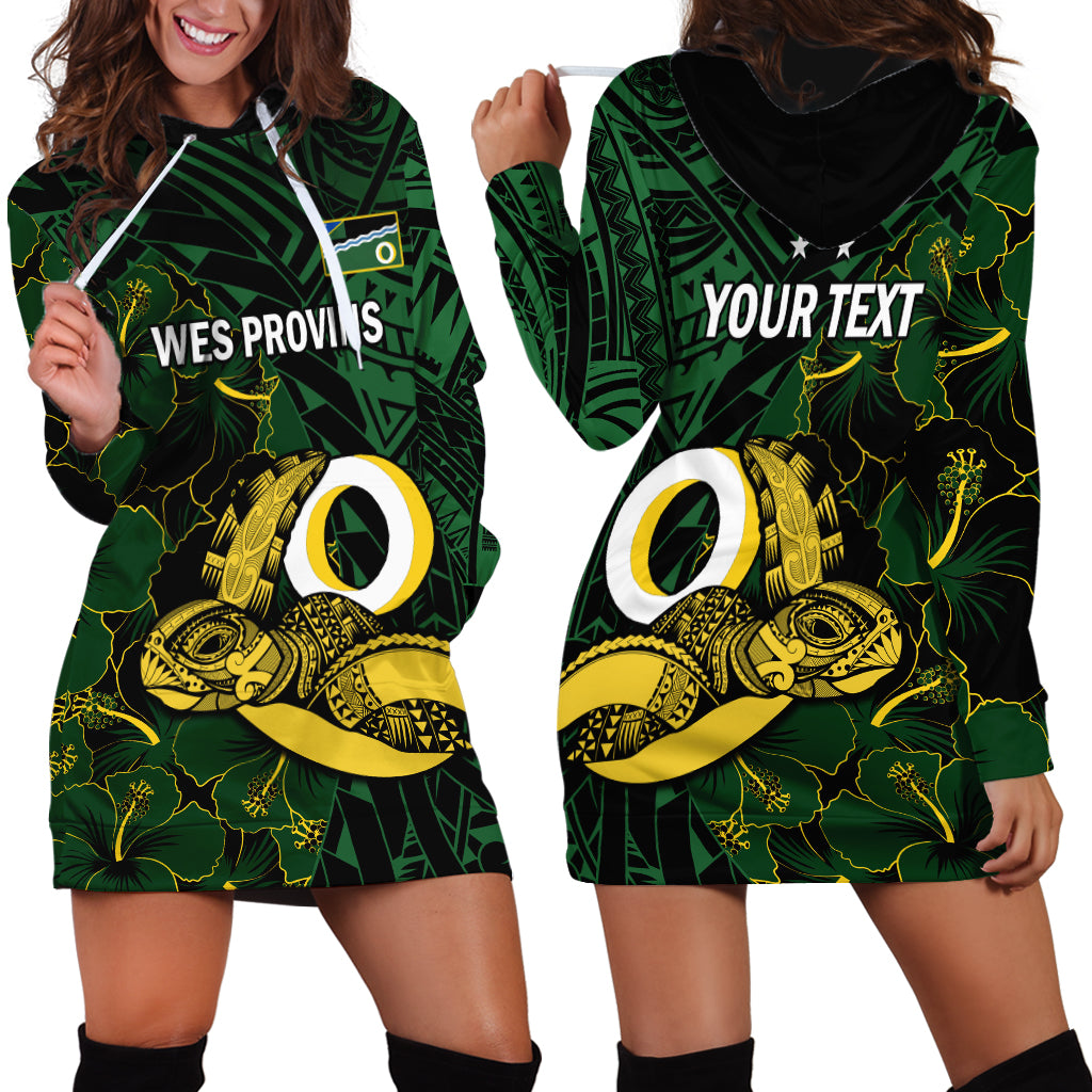 Personalised Solomon Islands Western Province Day Hoodie Dress Sea Turtle Mix Polynesian Hibiscus Pattern LT14 - Polynesian Pride