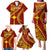 Personalised Fiji Rotuma Family Matching Puletasi Dress and Hawaiian Shirt Fijian Tapa Pattern LT14 - Polynesian Pride