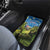 Personalised Jumping Kakapo Christmas Car Mats New Zealand Fern - Starry Night Style