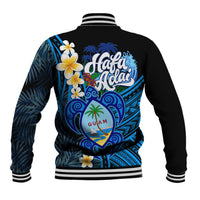 Hafa Adai Guam Baseball Jacket Guahan Sea Turtle Tropical Style LT14 - Polynesian Pride
