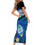 Hafa Adai Guam Short Sleeve Bodycon Dress Guahan Sea Turtle Tropical Style LT14 - Polynesian Pride