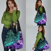 New Zealand Paua Shell With Australia Opal Unique Combine Grocery Bag