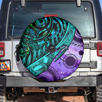 New Zealand Paua Shell With Australia Opal Unique Combine Spare Tire Cover LT14 - Polynesian Pride