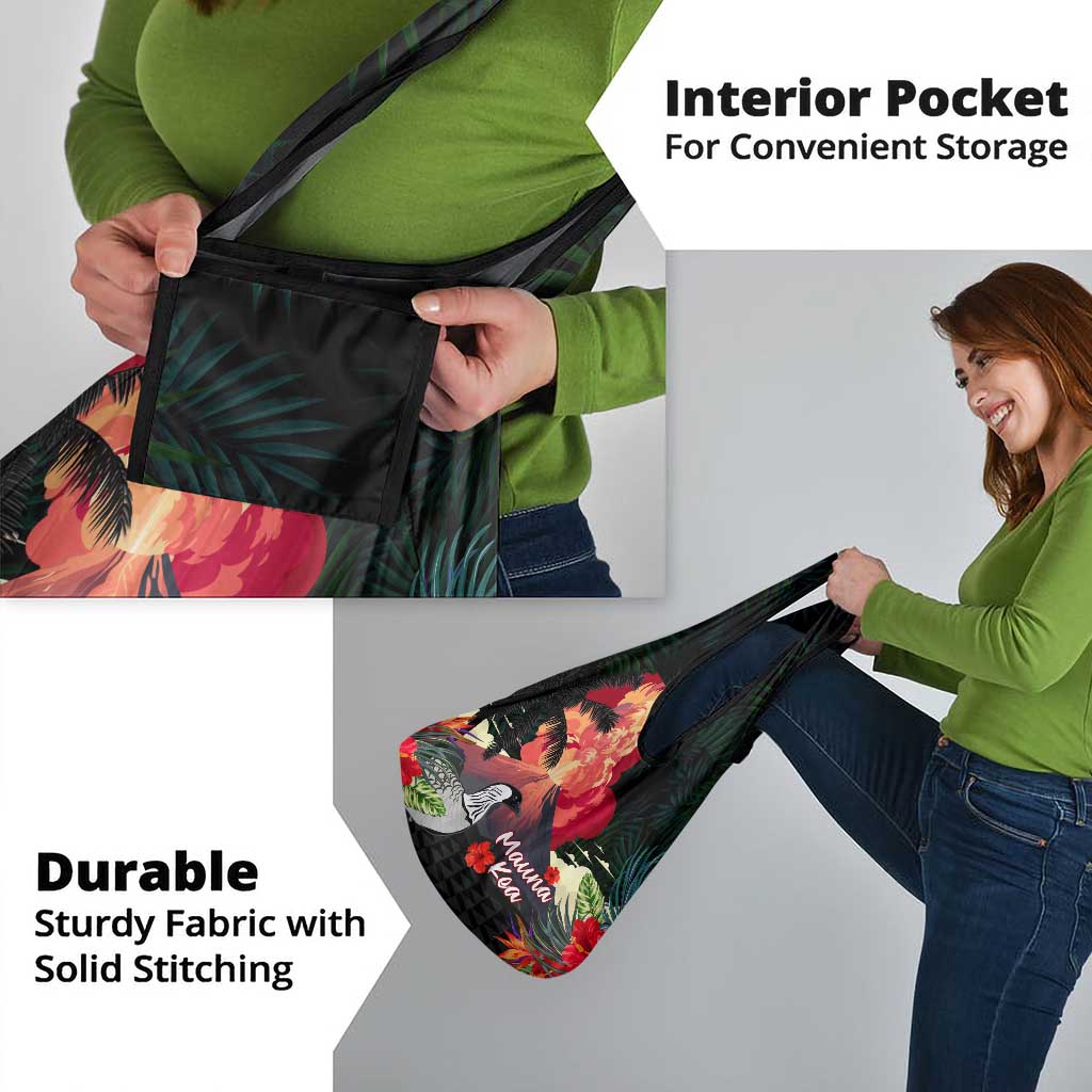 Hawaii Mauna Kea Grocery Bag White Mountain With Nene Tropical Vibes