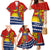 Personalised Mauri Kiribati Family Matching Mermaid Dress and Hawaiian Shirt Polynesian Ribaberiki Flag Style Mix Plumeria LT14 - Polynesian Pride