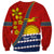 Personalised Mauri Kiribati Sweatshirt Polynesian Ribaberiki Flag Style Mix Plumeria LT14 - Polynesian Pride