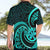 Turquoise New Zealand Mangopare Hawaiian Shirt Aotearoa Maori Koru Style LT14 - Polynesian Pride