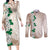 Cook Islands Tiare Maori With Conch Shell Couples Matching Long Sleeve Bodycon Dress and Long Sleeve Button Shirt 2025 Pasifika Polynesian Tattoo