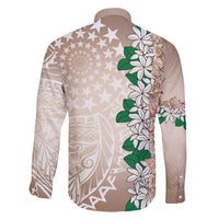 Cook Islands Tiare Maori With Conch Shell Family Matching Off Shoulder Maxi Dress and Hawaiian Shirt 2025 Pasifika Polynesian Tattoo LT14 - Polynesian Pride