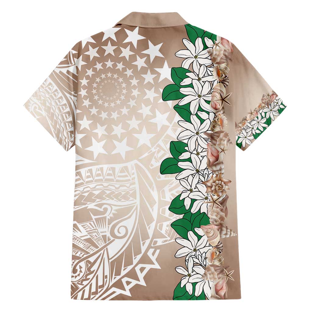 Cook Islands Tiare Maori With Conch Shell Family Matching Summer Maxi Dress and Hawaiian Shirt 2025 Pasifika Polynesian Tattoo LT14 - Polynesian Pride