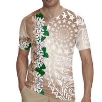 Cook Islands Tiare Maori With Conch Shell Rugby Jersey 2025 Pasifika Polynesian Tattoo