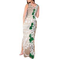 Cook Islands Tiare Maori With Conch Shell Tank Maxi Dress 2025 Pasifika Polynesian Tattoo