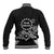 Kia Orana Cook Islands Baseball Jacket 2025 Pasifika Polynesian Turtle Black Color