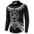 Kia Orana Cook Islands Button Sweatshirt 2025 Pasifika Polynesian Turtle Black Color